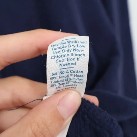 Marine Layer Afternoon Hoodie Mens M Navy Full Zip Classic Staple Casual Weekend - Picture 13 of 16